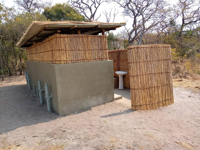 Bathrooms - Liuwa Plains, Zambia