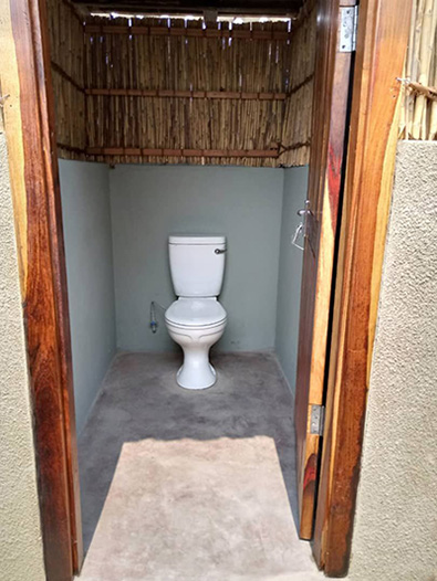 Toilet - Liuwa Plains, Zambia