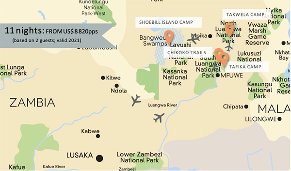 Remote Zambia - Map