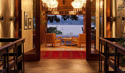 Living area - Royal Chundu – Island Lodge