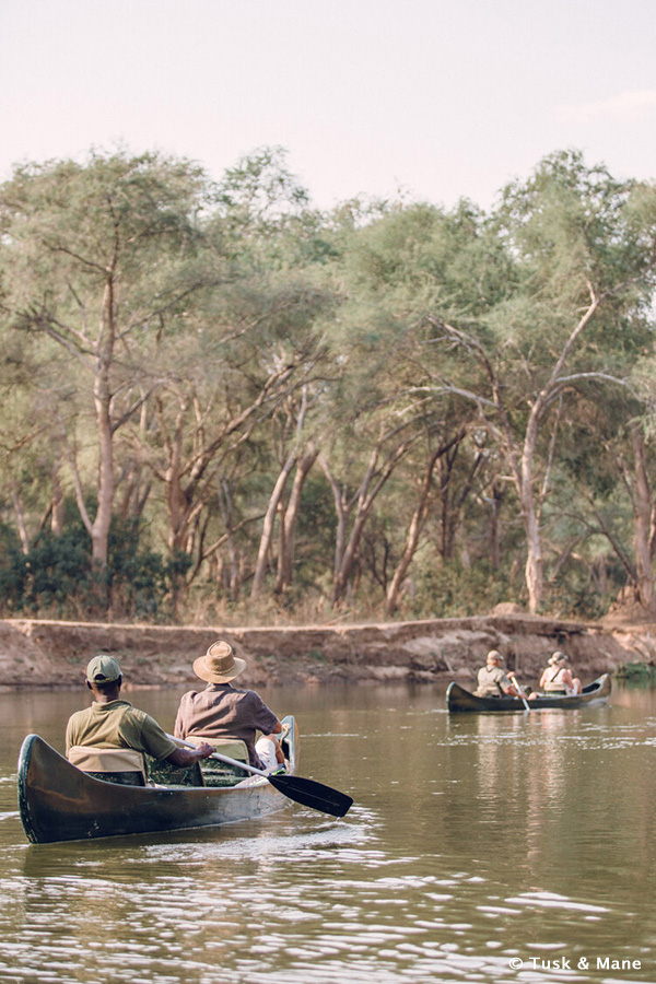 Canoeing in Lower Zambezi